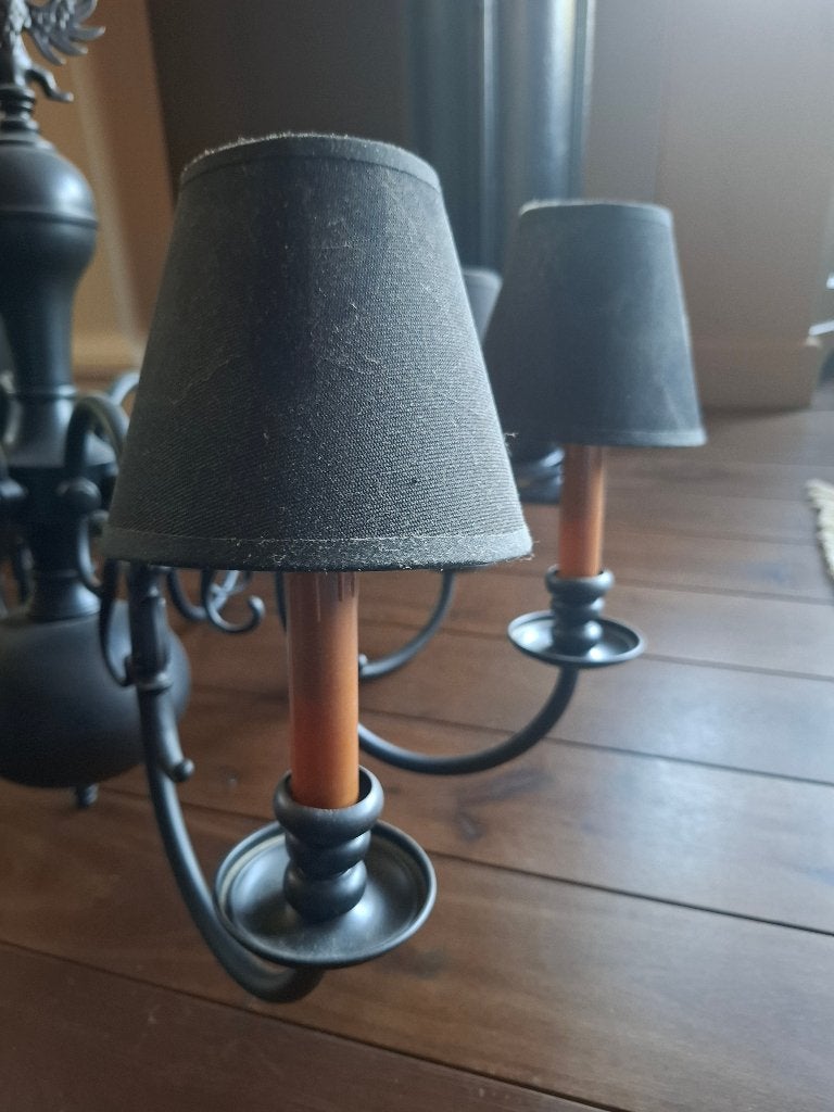 luster, zwart, Enlèvement, Utilisé, Métal, Klassiek/sfeervol