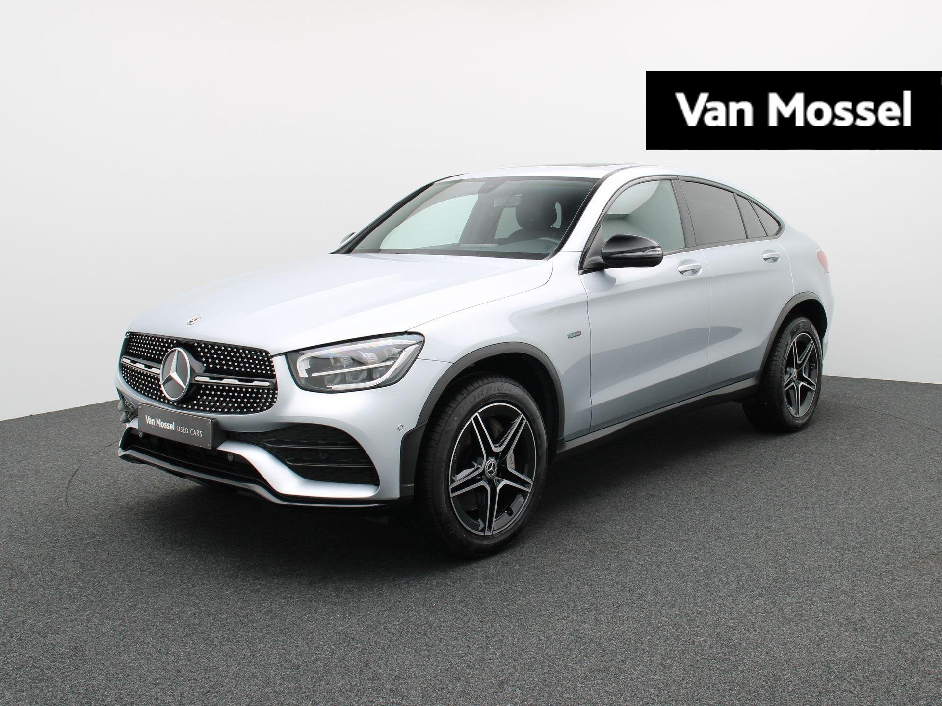 Mercedes-Benz GLC 300 de 4M Coupé + AMG LINE + PANORAMISCH, Auto's, Automaat, Dealer onderhouden, 14 kWh, 4 cilinders