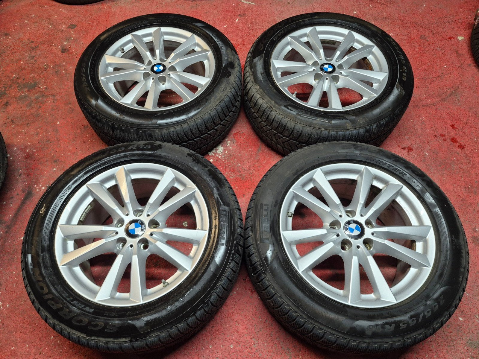 jantes BMW origine 18" kit hiver NEUF X5 F15 5x12 + capteurs, Autos : Pièces & Accessoires, Enlèvement, Neuf, BMW