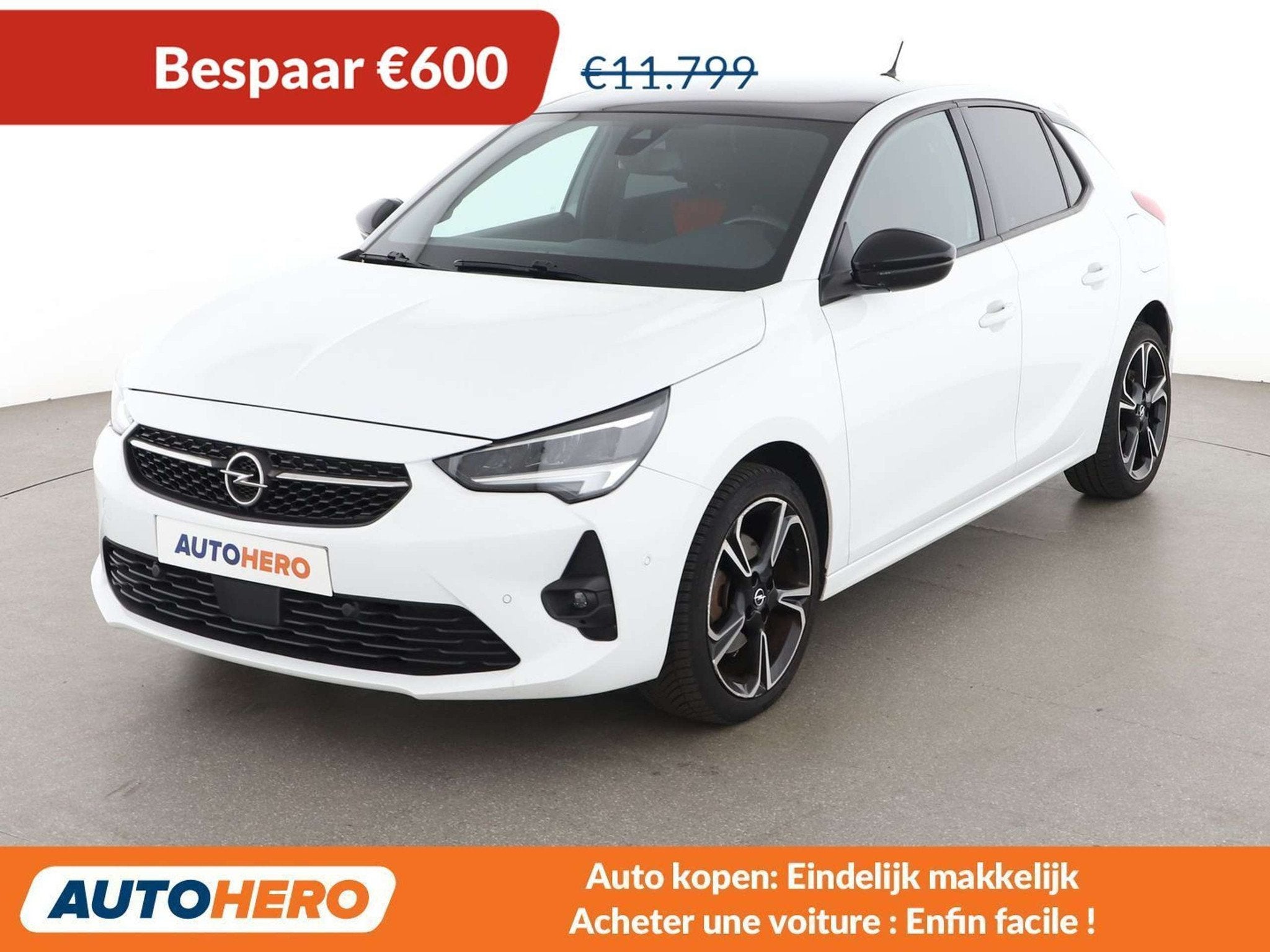 Opel Corsa 1.2 Turbo GS Line (bj 2021), Auto's, Voorwielaandrijving, Stof, Gebruikt, 1199 cc