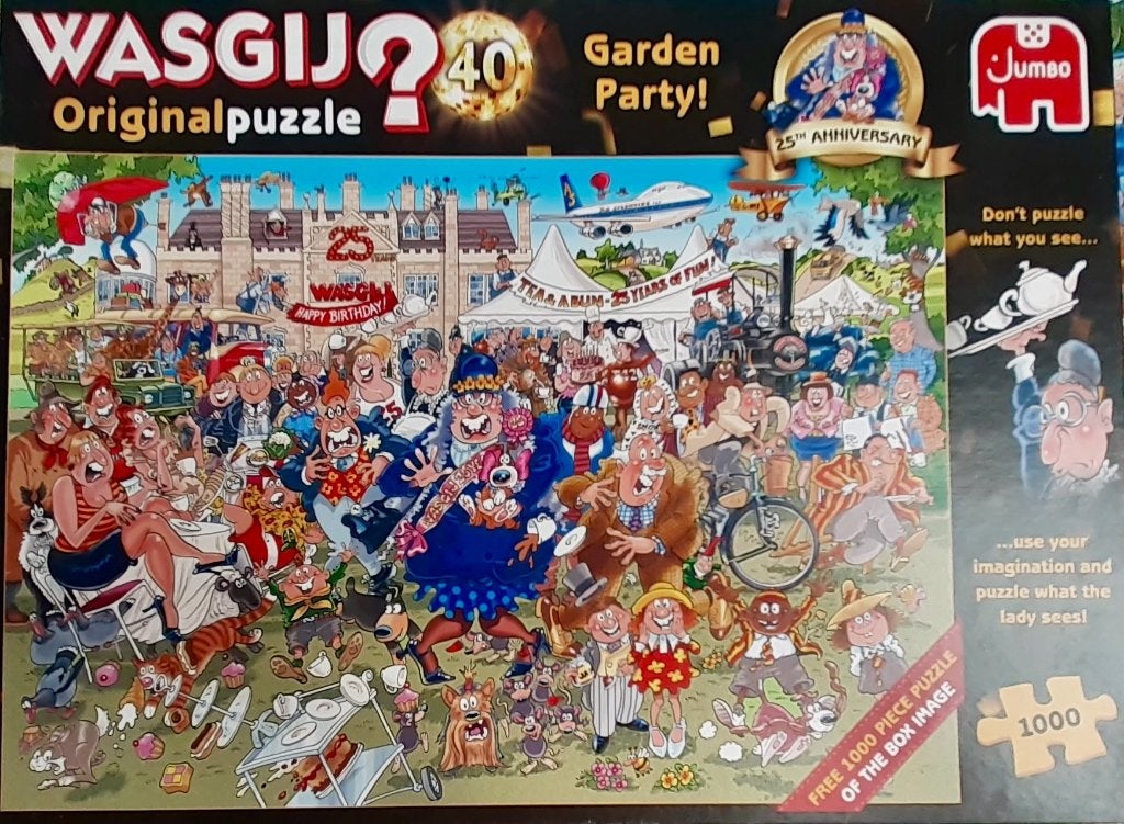 Puzzel Wasgij? 2 X 1000 stukjes, Hobby en Vrije tijd, Ophalen, 500 t/m 1500 stukjes, Zo goed als nieuw, Legpuzzel
