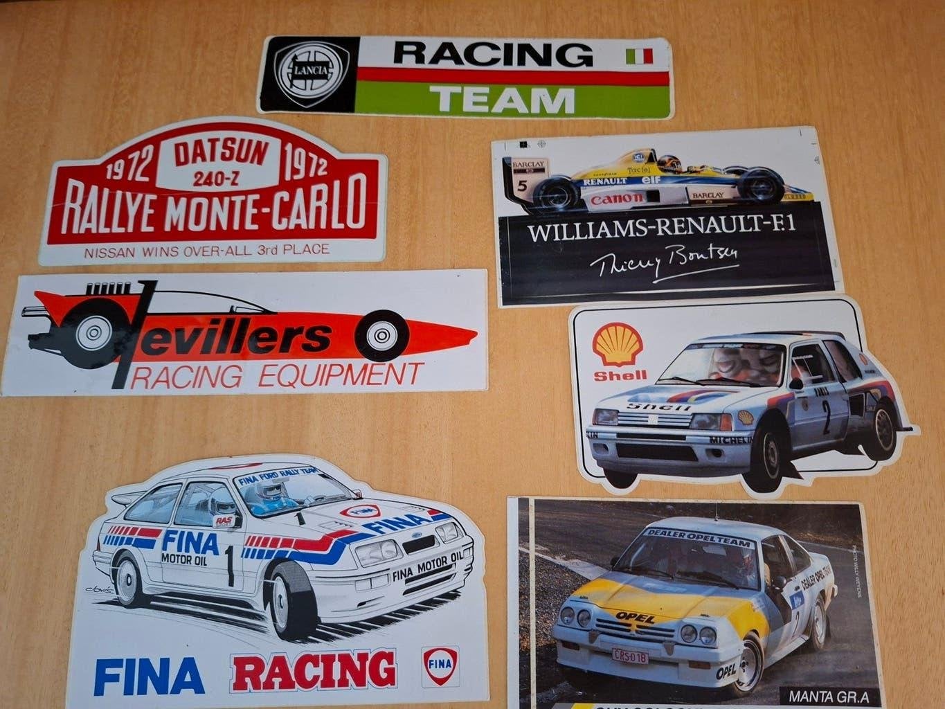 Racing  stickers, Verzamelen, Ophalen of Verzenden