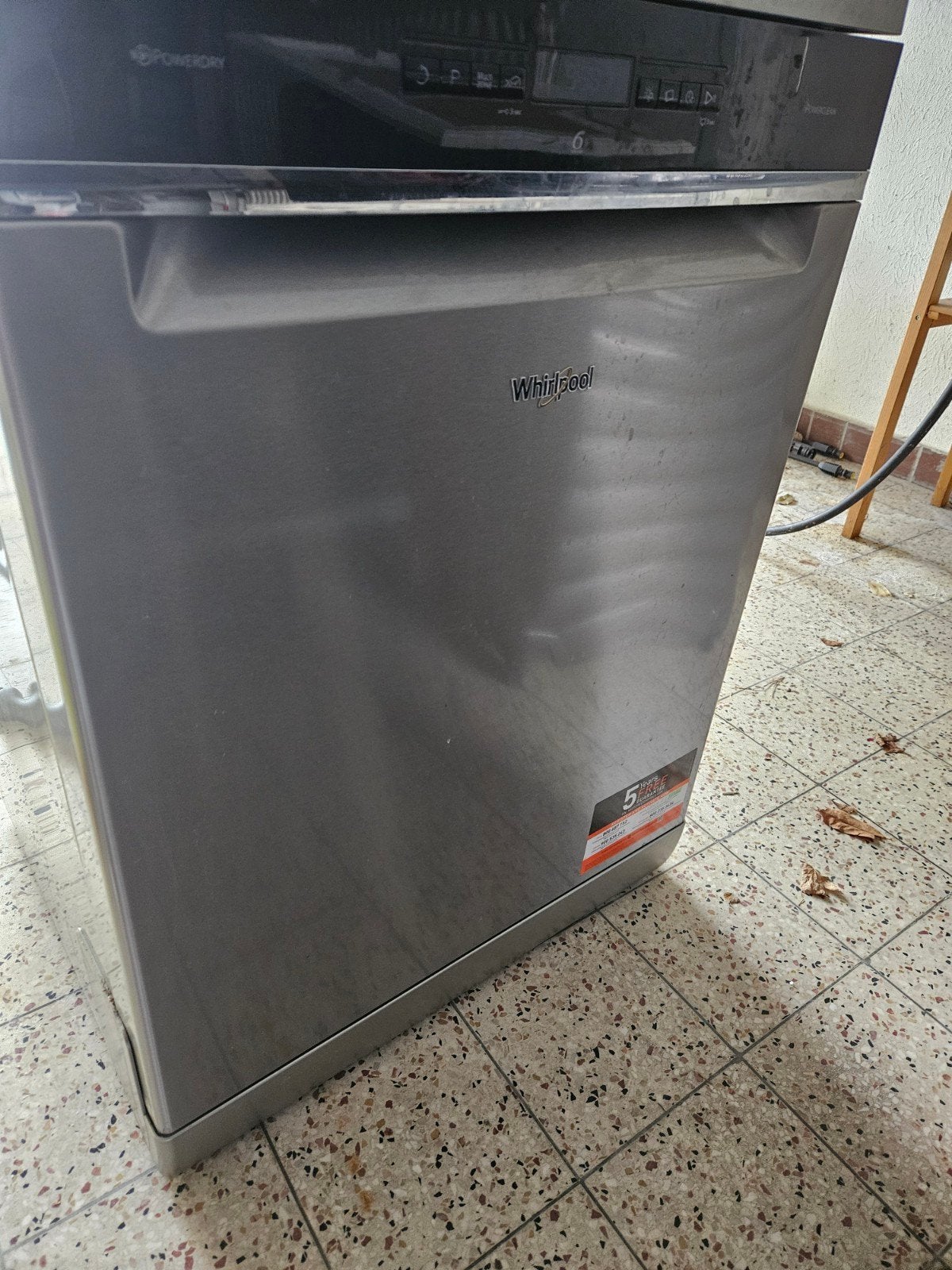 Lave vaisselle whirlpool WFO3033DLX, Electroménager, 85 à 90 cm, Enlèvement, Utilisé, Classe énergétique A ou plus économe
