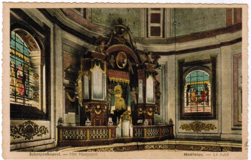 Oude postkaart Scherpenheuvel - Het Hoogzaal, Collections, Envoi, 1920 à 1940, Affranchie, Limbourg