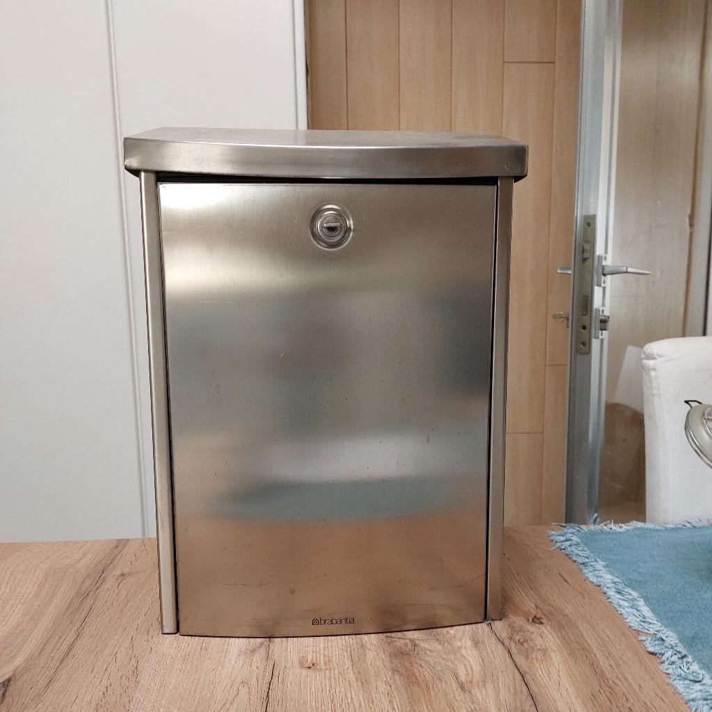 Brievenbus Brabantia, Tuin en Terras, Brievenbussen, Ophalen, Gebruikt, Inox, Wandbrievenbus