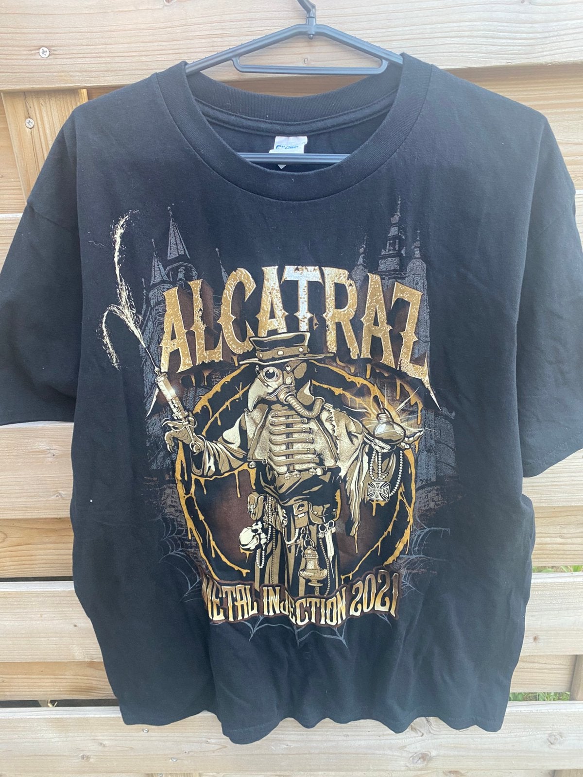 Alcatraz T-shirt 2021, Kleding | Heren, T-shirts, Ophalen of Verzenden, Gedragen, Maat 52/54 (L), Zwart