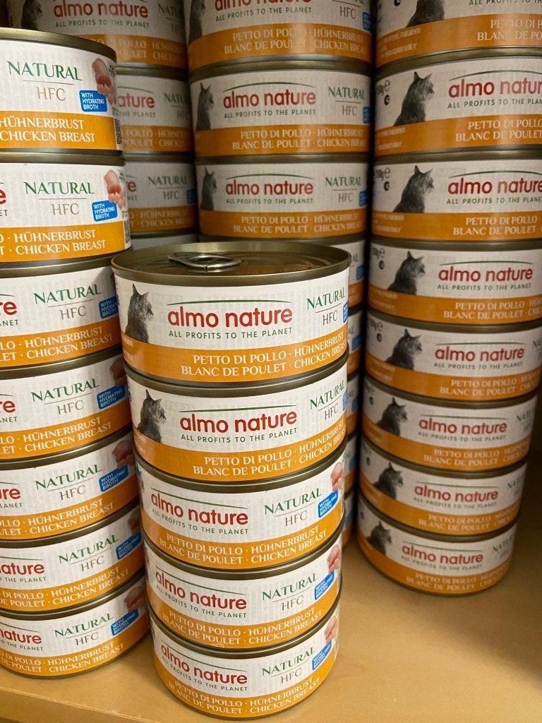 Almo Nature HFC cat 50 boîtes de poitrine de poulet, Enlèvement ou Envoi, Chat