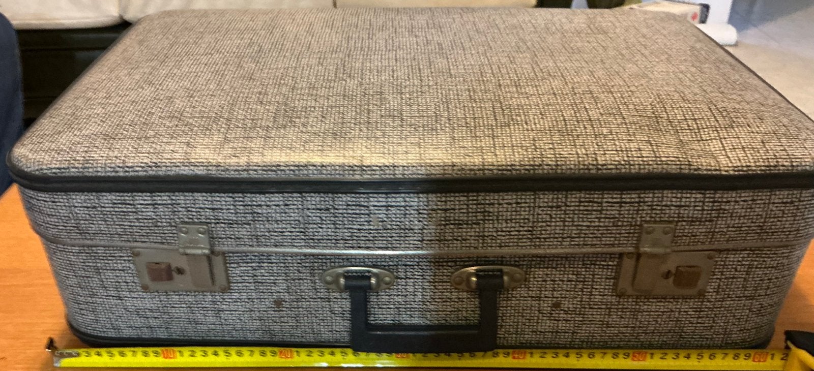 Valise de voyage vintage, Enlèvement, Utilisé, Autres matériaux