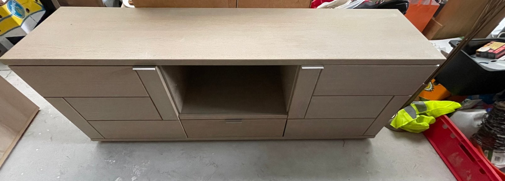 3-delige meubelset lichte eik – tv-meubel + 2 kasten, Maison & Meubles, Enlèvement