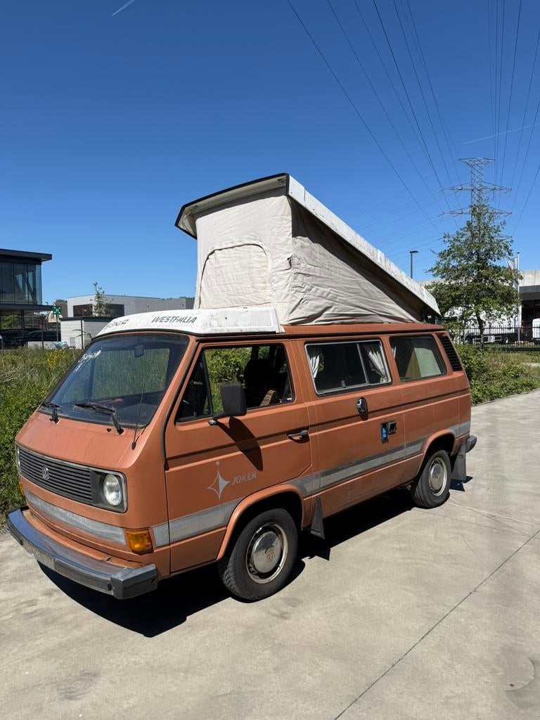 VW T3 Westfalia Joker 2.0 1981, Caravans en Kamperen, Mobilhomes, Bedrijf, Volkswagen, Benzine, Ophalen