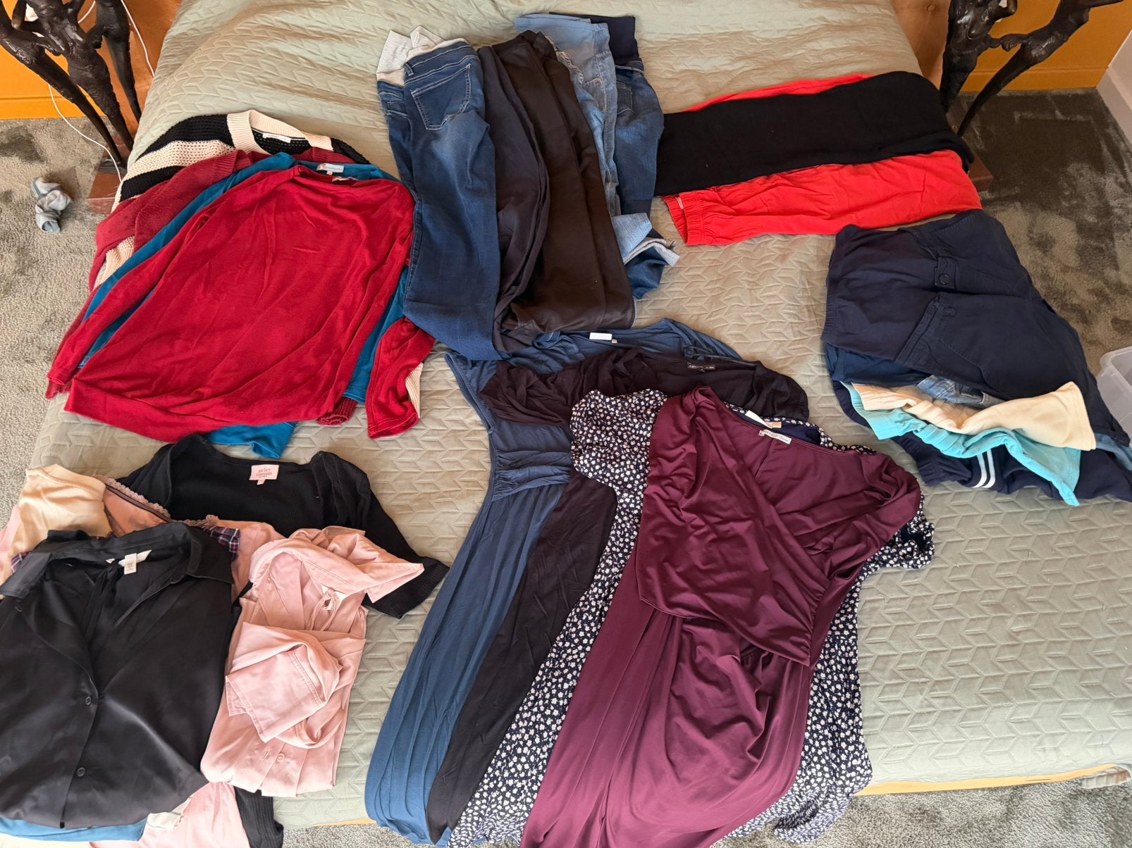 Zwangerschapskleding maat 40-42, Kleding | Dames, Ophalen, Gedragen, Maat 38/40 (M), Meerkleurig
