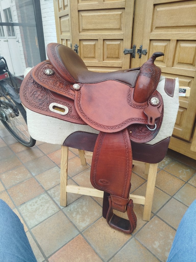 Westernzadel, Animaux & Accessoires, Chevaux & Poneys | Selles, Enlèvement, Comme neuf, Western