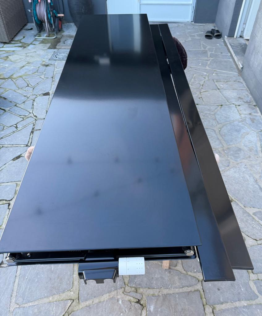 Zwarte radiator T22 h220 b60, Doe-het-zelf en Bouw, Ophalen, Zo goed als nieuw, Radiator
