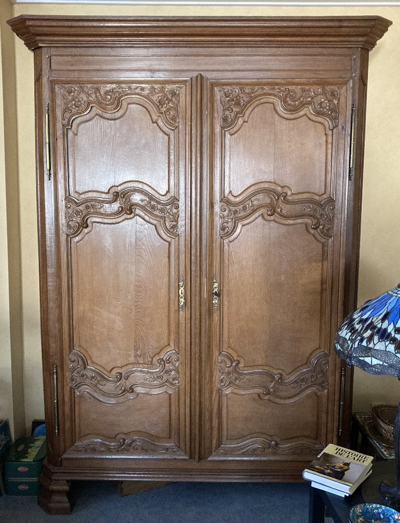 Armoire ancienne deux portes, Enlèvement, Utilisé