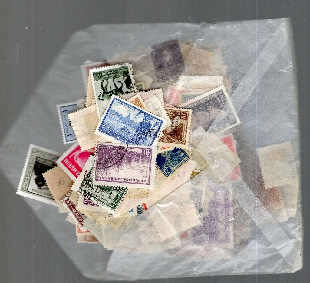 Collection argentine en couverture avec plus de 300 timbres, Envoi, Affranchi, Amérique du Sud
