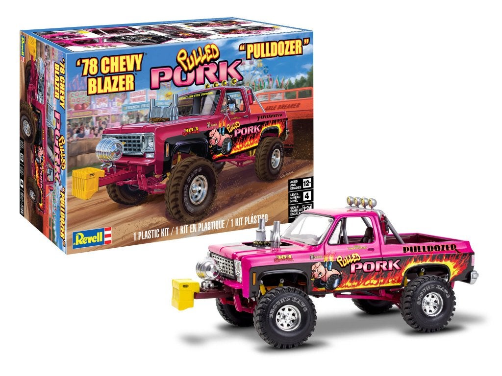 REVELL 14532 1978 Chevy Blazer Pulldozer échelle 1/24, Hobby & Loisirs créatifs, Modélisme | Voitures & Véhicules, Neuf, Enlèvement ou Envoi