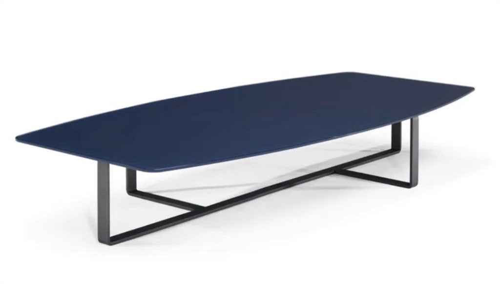 Table basse Natuzzi Tempo, 100 à 150 cm, Verre, Comme neuf, Enlèvement