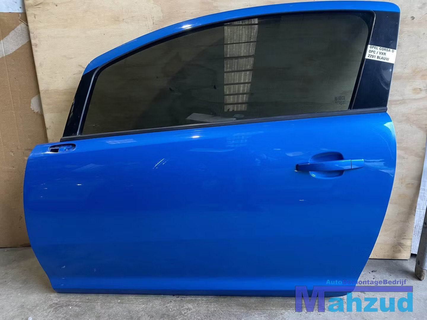 OPEL CORSA D BLAUW Z291 Linker links deur portier 2006-2015, Auto-onderdelen, Gebruikt, Deur, Opel Automobile GmbH, Kontakt@opel-infoservice.de