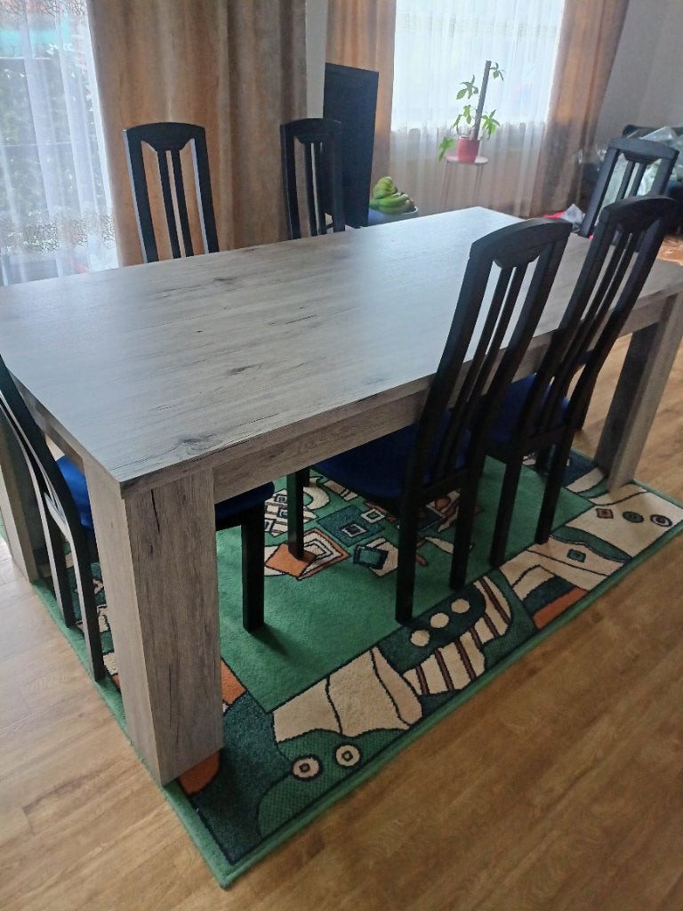 Eetkamertafel met 6 stoelen, Enlèvement