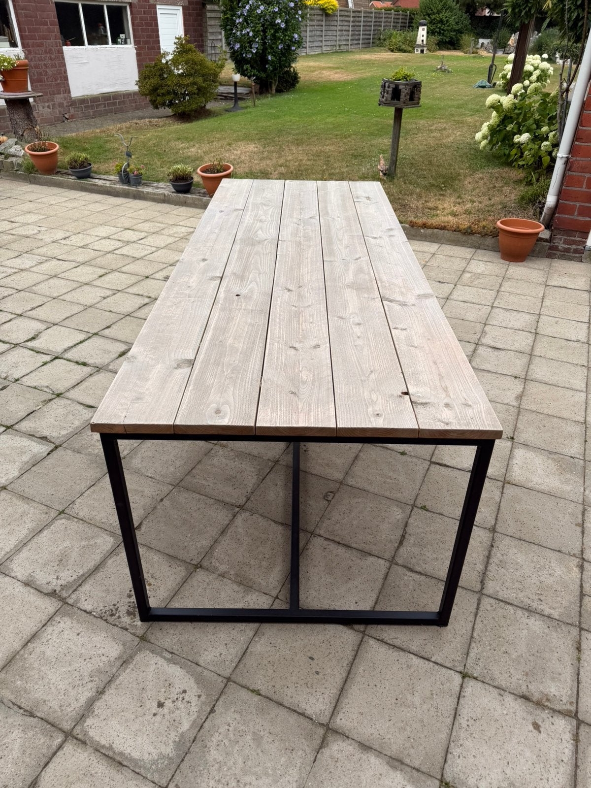 Buiten of binnen tafel, Ophalen, Gebruikt, Rechthoekig, Metaal