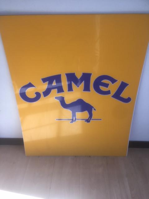 Camel reklaambord jaren 80 Plexi, Verzamelen, Merken en Reclamevoorwerpen, Ophalen, Gebruikt, Reclamebord