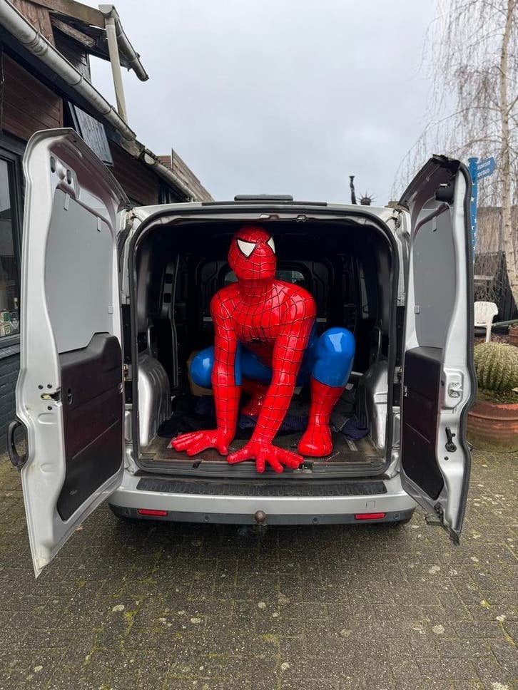Mega Spiderman Beeld - Levensgroot XXL, Ophalen, Gebruikt, Fantasy