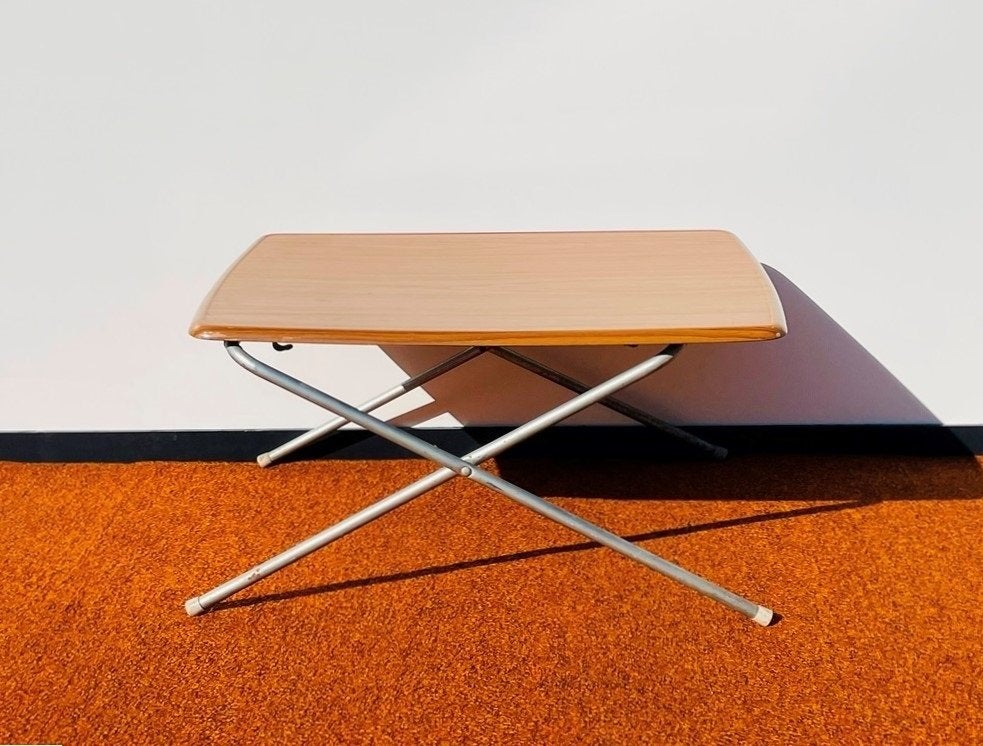 Vintage lage of hoge tafel  50s / 60s, Huis en Inrichting, Overige materialen, Gebruikt, Vintage, Ophalen of Verzenden