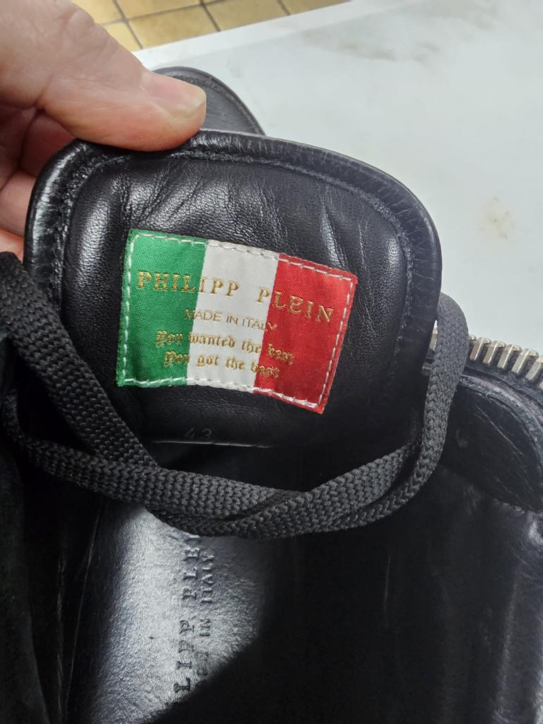 De philipp plein high top zip sneakers, Enlèvement ou Envoi, Comme neuf