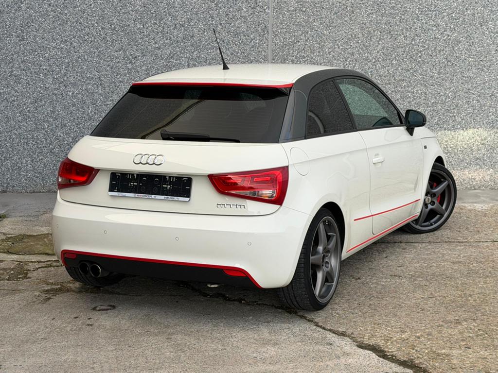 Audi A1 1.4 TFSI essence MTM 2011 LED/Xenon/ Garantie 12 moi, Auto's, Audi, Euro 5, A1, Zwart, Wit
