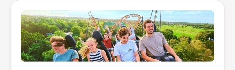 4 tickets bobbejaanland, Drie personen of meer, Ticket of Toegangskaart