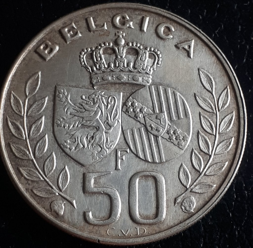 BELGIQUE/50 FRANCS 1960 MARIAGE KM 152,1, Timbres & Monnaies, Enlèvement ou Envoi, Argent, Monnaie en vrac