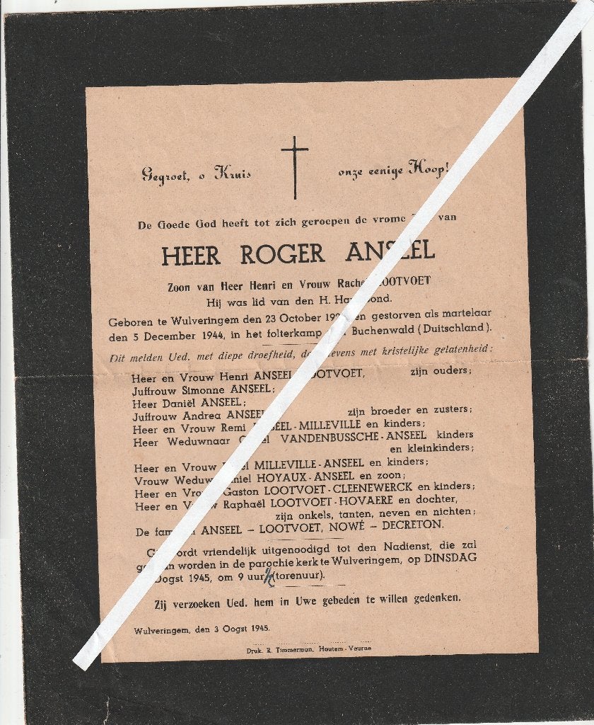 Oorlogsslachtoffer 1944, Ophalen of Verzenden