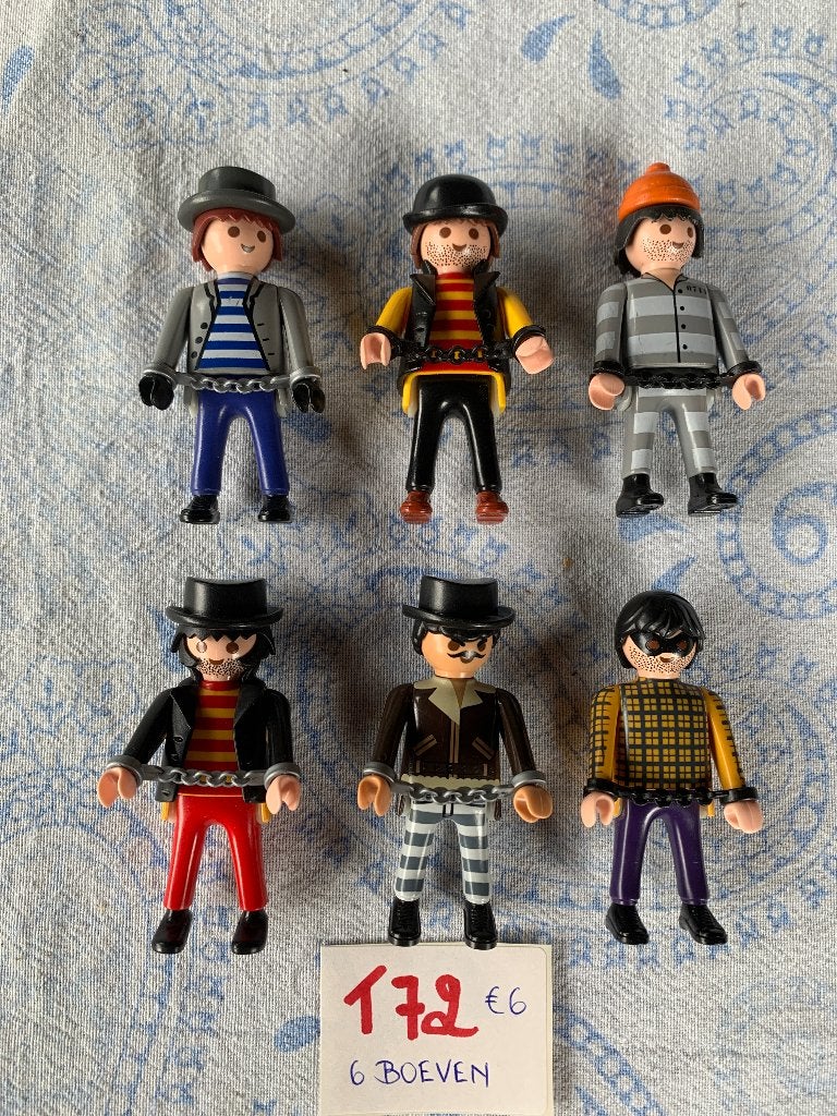 PLAYMOBIL: T72: LOT 6 BOEVEN, Enfants & Bébés, Jouets | Playmobil, Enlèvement ou Envoi, Comme neuf, City action, Figurines