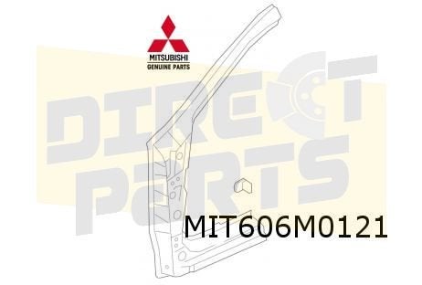 Mitsubishi Space Star (2/20-) A-stijl Links Origineel! 5311C, -, -, Nieuw, Mitsubishi