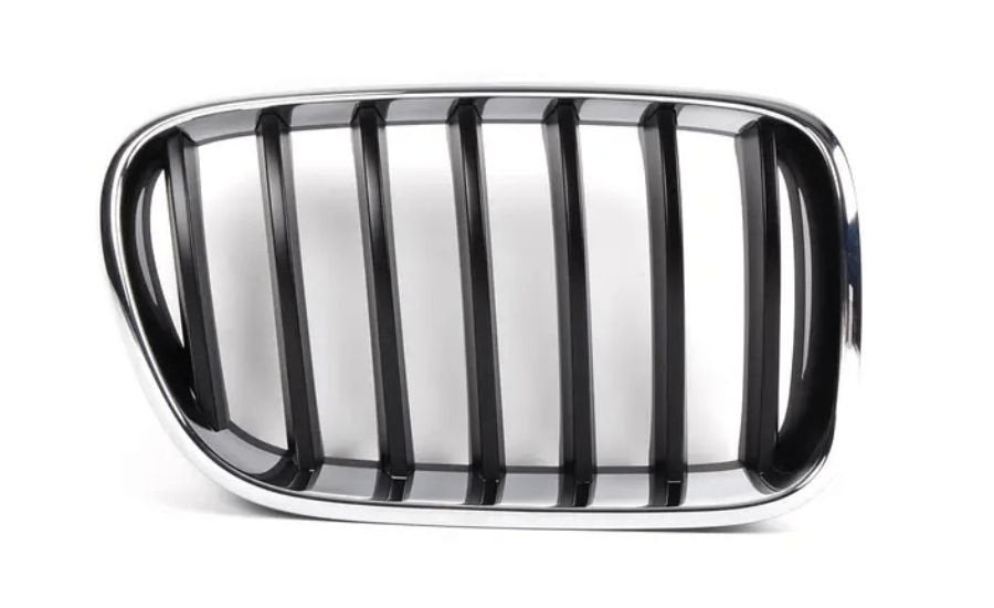 Grille rechts chroom zwart spijlen BMW X3 serie F25 51117210, -, -, Nieuw, Ophalen of Verzenden