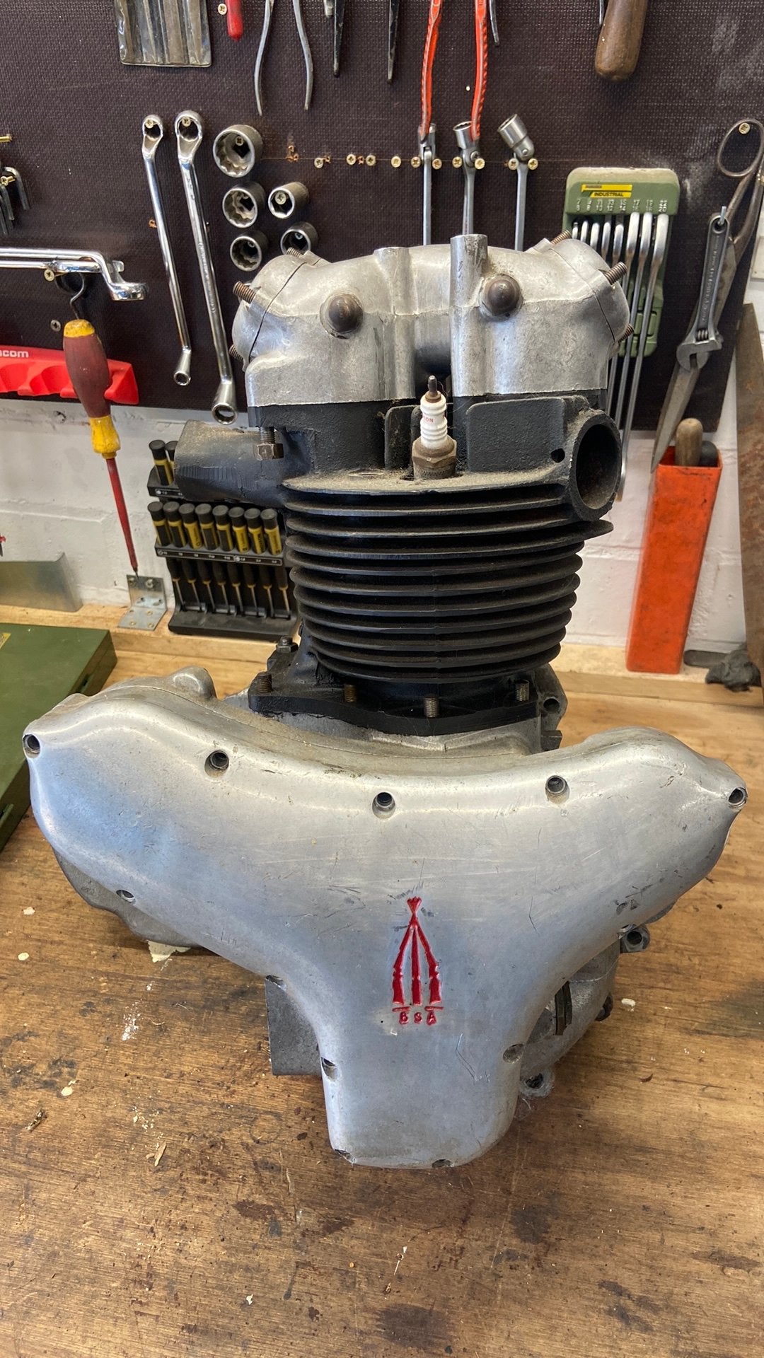 BSA A7 motor 500cc plunger / rigid, Motoren, Ophalen