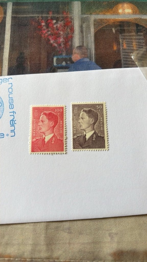 Koning Boudewijn 50 & 100 Frank, Ophalen, Postfris