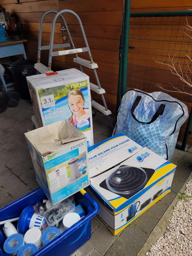 Intex zwembad 3m met toebehoren, Enlèvement