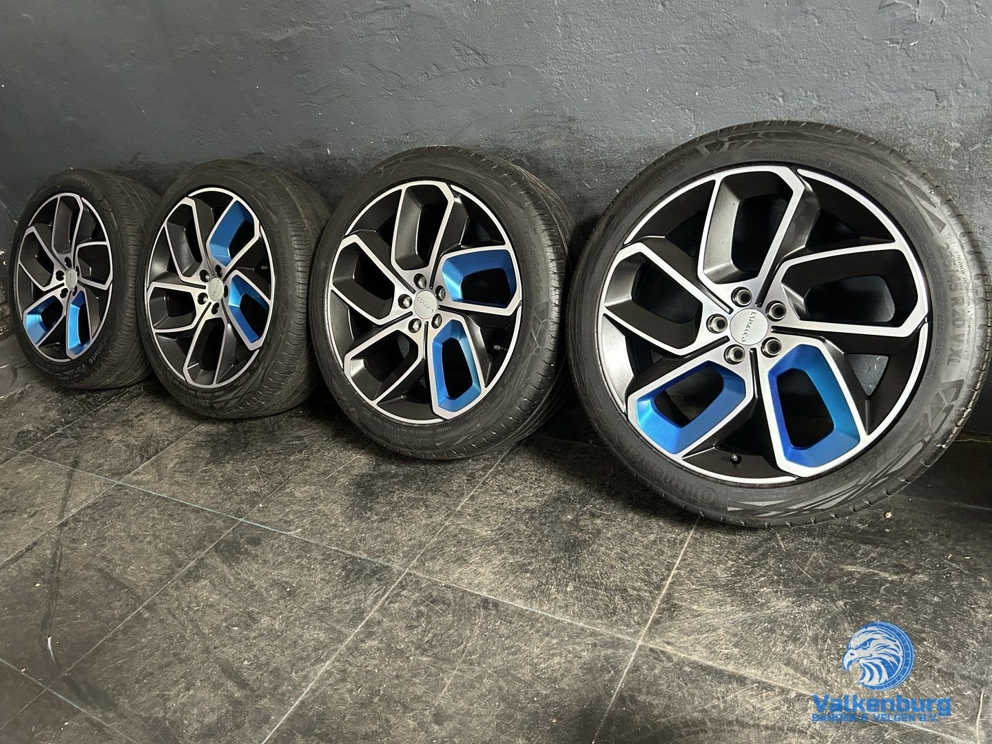 6mm! Originele Lynk & Co 20 inch velgen 5x108 zomerbanden 23, Auto-onderdelen, Gebruikt, -, -, Banden en Velgen
