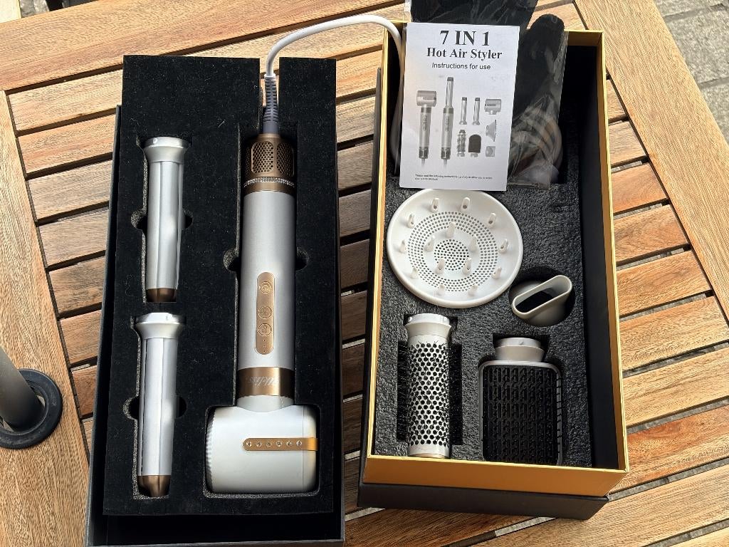 Hair Styler / Sèche-cheveux 7 en 1, Ophalen of Verzenden, Zo goed als nieuw, Haardroger