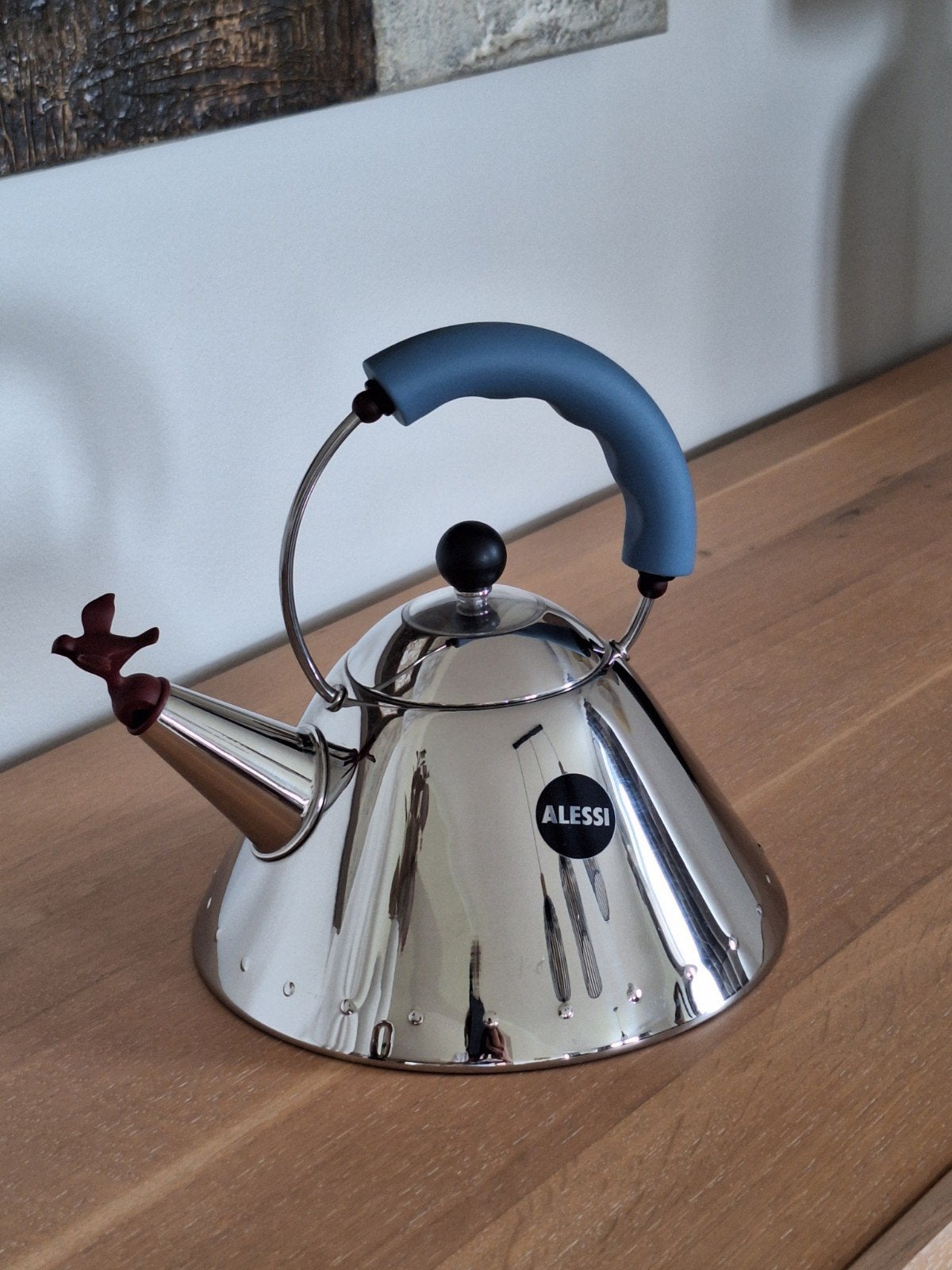 Alessi waterkoker, Elektronische apparatuur, 1 tot 2 liter, Ophalen, Zo goed als nieuw, Inox