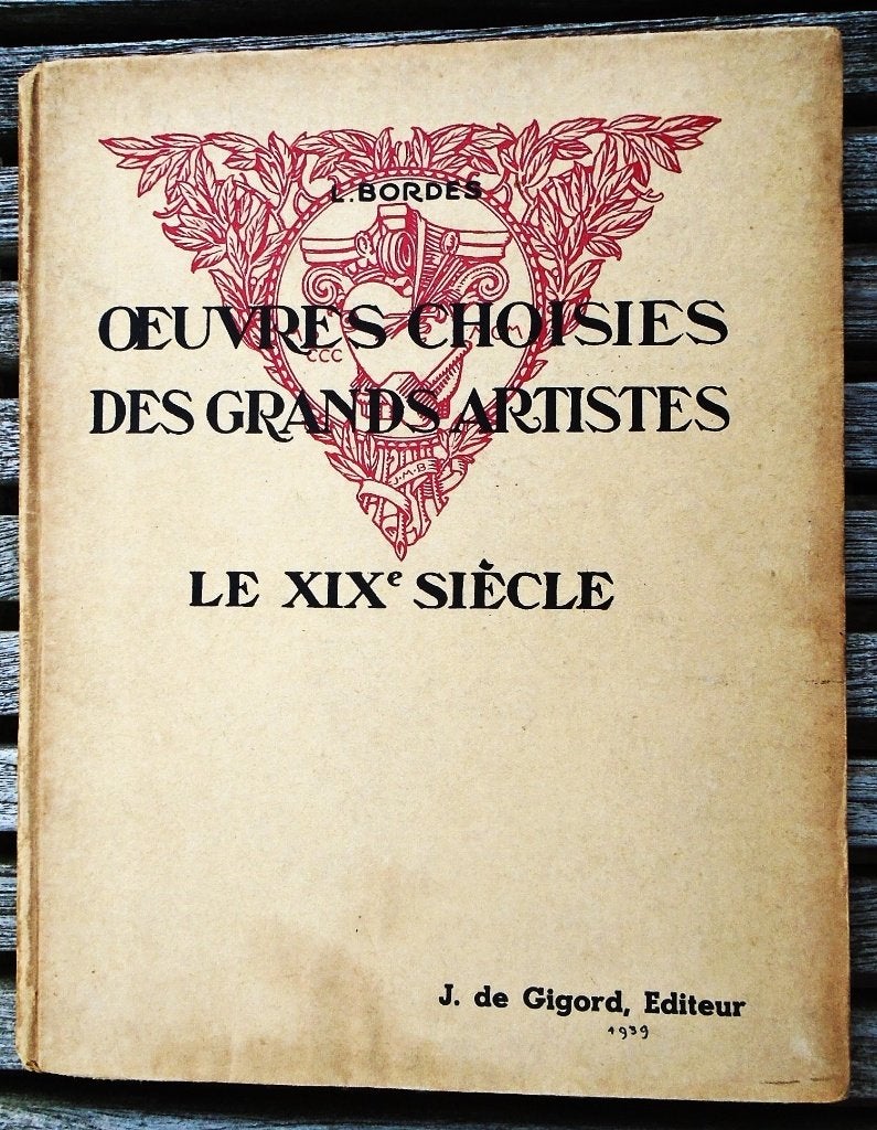 Oeuvres choisies des grands artistes - 1939 - L. Bordes, Enlèvement ou Envoi, L. Bordes, Utilisé, Autres sujets/thèmes