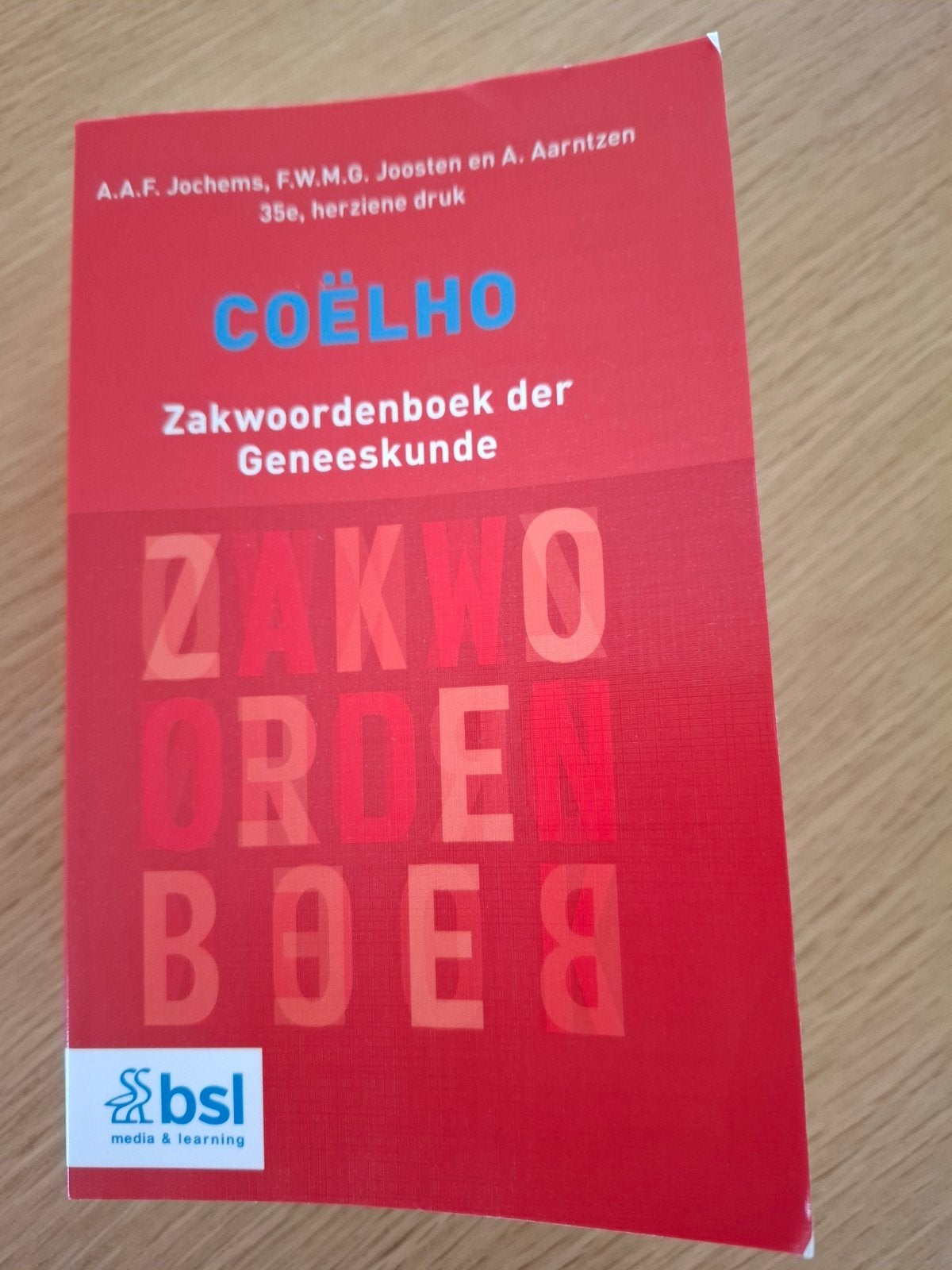 zak woordenboek der geneeskunde, Boeken, Ophalen
