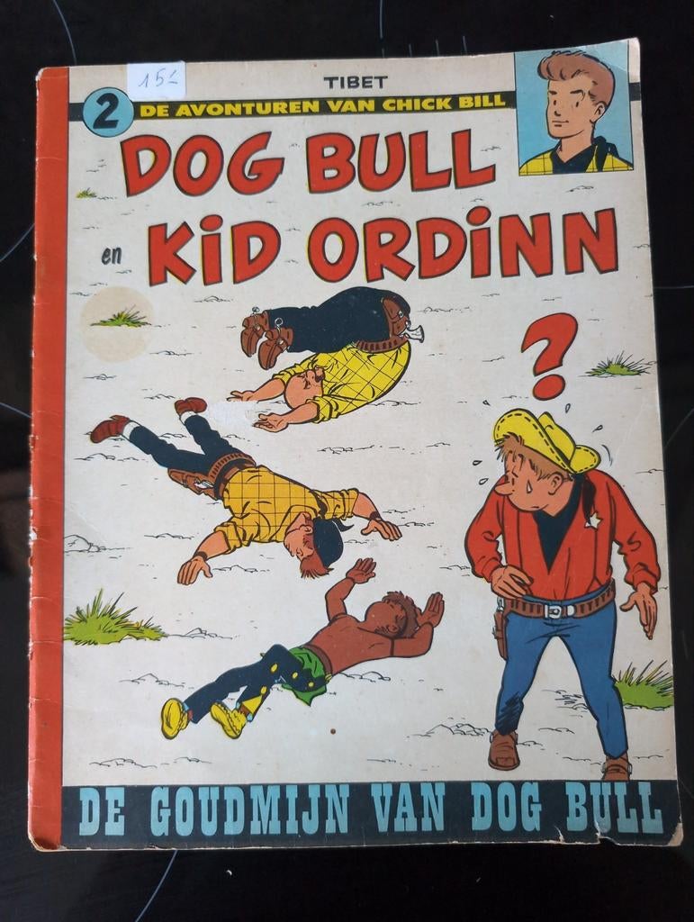 Oude druk (1959) Chick Bill - Dog Bull en Kid Ordinn - 2 De, Ophalen of Verzenden