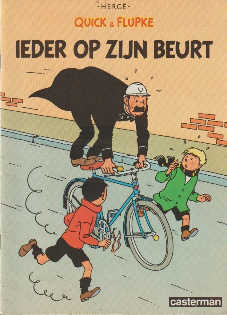 Strip - Quick & Flupke - Ieder zijn beurt., Envoi