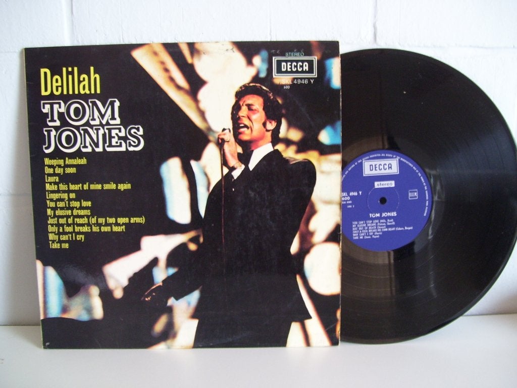 TOM JONES  delilah, Enlèvement ou Envoi, Utilisé, LP, 12 pouces