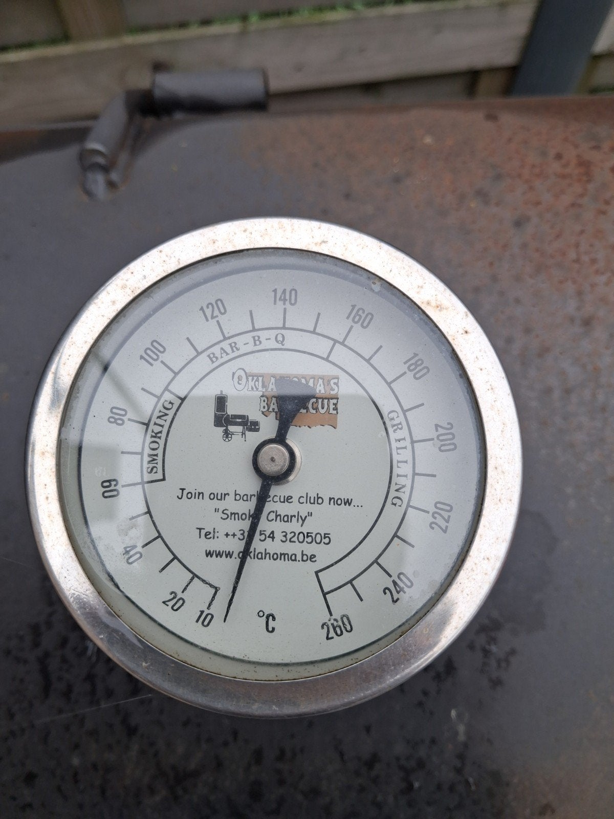 Zware professionele Oklahoma offset smoker / barbecue, Ophalen, Gebruikt, Oklahoma