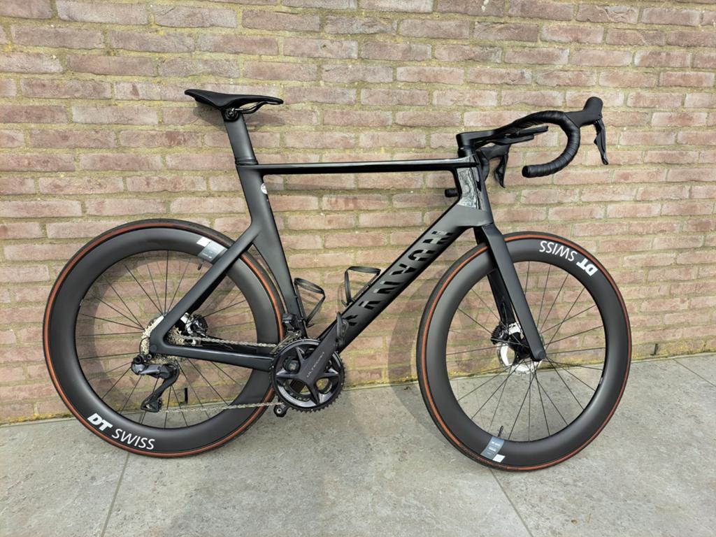 Racefiets Canyon Aeroad CF SLX DISC Di2 maat XL, Fietsen en Brommers, Ophalen, Carbon, Heren, Zo goed als nieuw