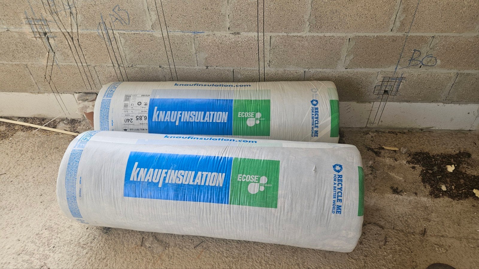 Laine minérale Knauf KI MULTIFIT 035 – 2 rouleaux neufs, Neuf, Isolation de toiture, Enlèvement, 5 à 10 m²