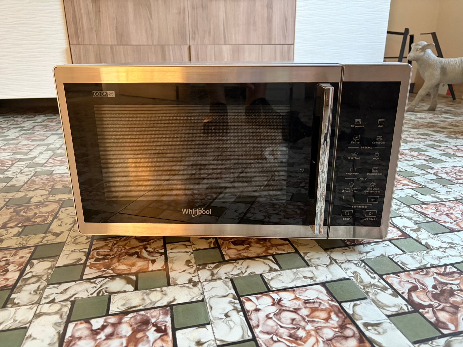 Microgolf whirpool cook 25, Elektronische apparatuur, Microgolfovens, Ophalen, Gebruikt, Microgolfoven, Hete lucht
